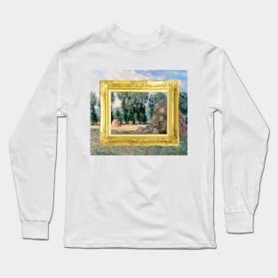 PANTONE MONET - Boulevard des Capucines by Claude Monet Long Sleeve T-Shirt